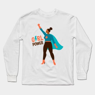 afro american female Long Sleeve T-Shirt